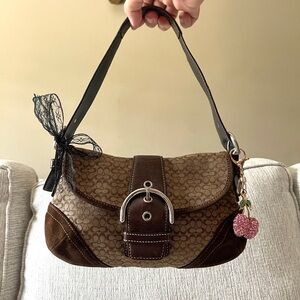 Y2K Coach Soho Flap Shoulder Bag